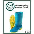 barato rainboot de pvc durable de las mujeres